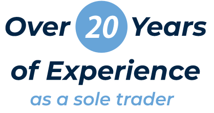 Over 15 years of experience as a sole trader